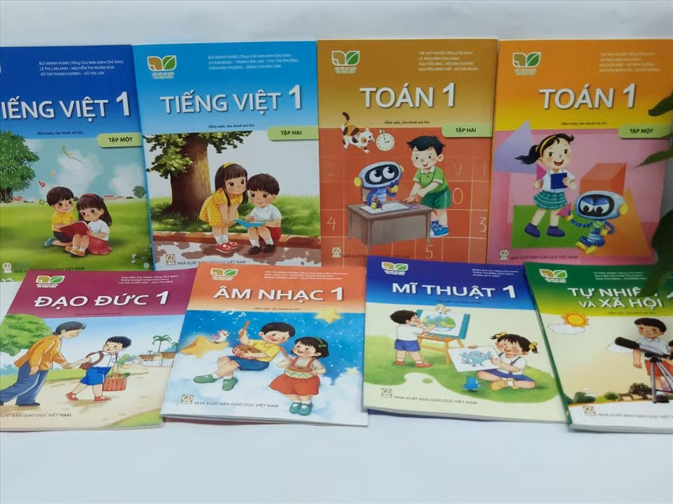 Bo GDDT len tieng ve viec dieu chinh noi dung nhieu cuon SGK lop 1-Hinh-2