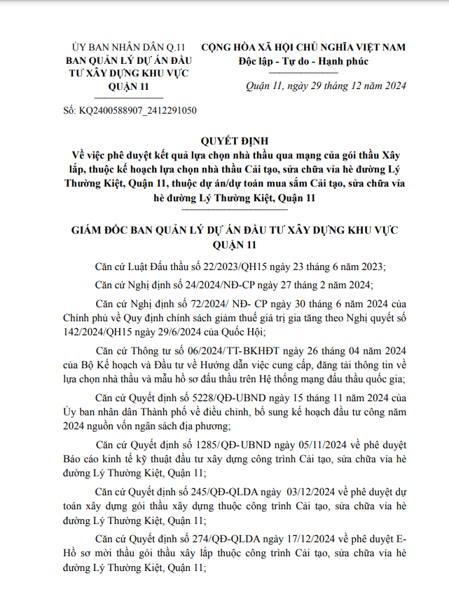 TP HCM: Nang luc nha thau thi cong cai tao via he duong Ly Thuong Kiet