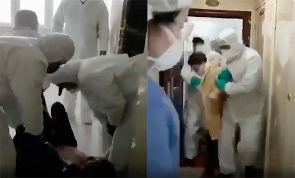 Quyet chong cu, nguoi nghi nhiem virus corona bi loi ra khoi nha den khu cach ly