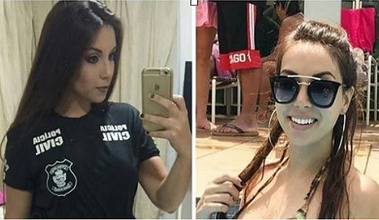 Cô cảnh sát của Phòng cảnh sát dân sự Brazil gây chú ý nhờ vẻ ngoài rất xinh xắn và nụ cười rạng rỡ.