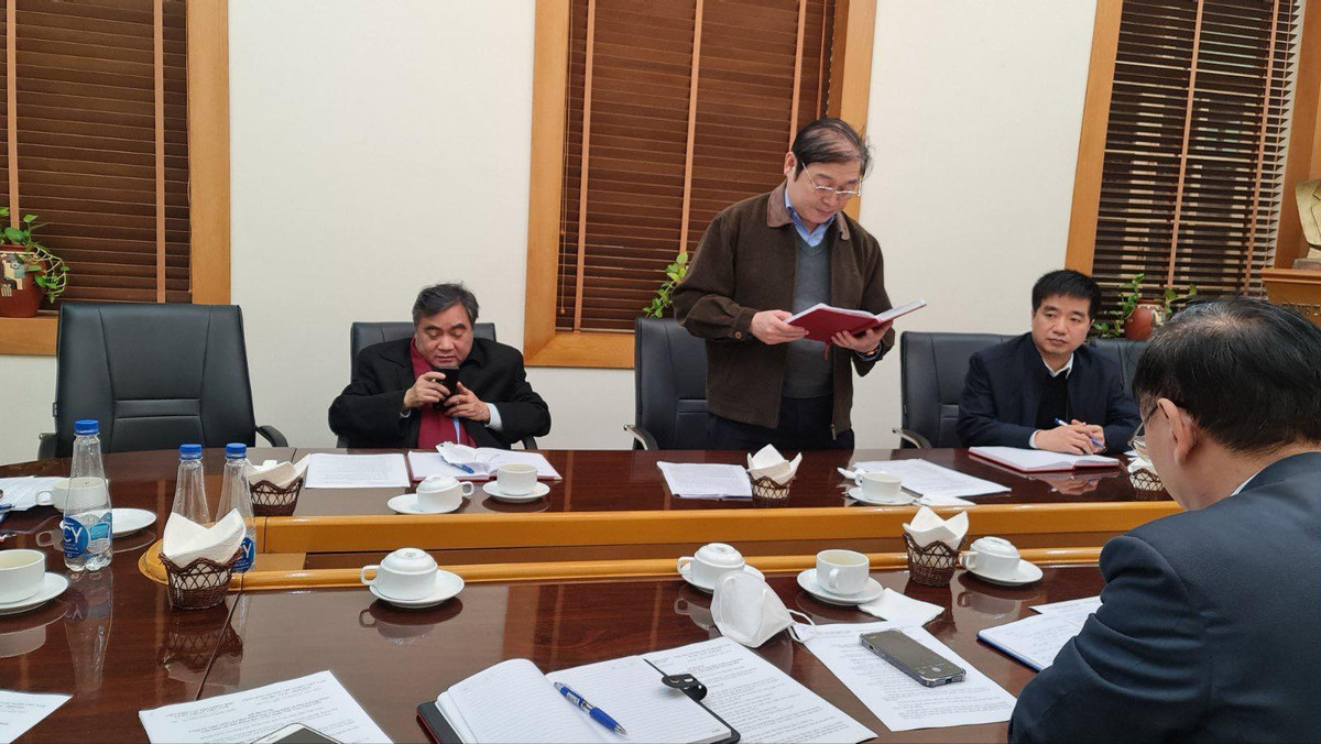 Chu tich VUSTA Phan Xuan Dung lam viec voi Ban Khoa hoc Cong nghe va Moi truong