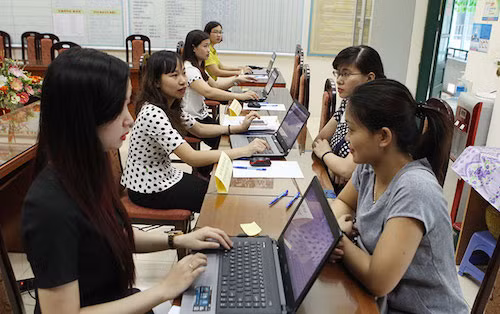 Dam bao tuyen sinh truc tuyen