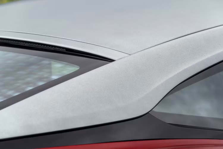 So với những chiếc DB11 thường, DB11 Henley Regatta nổi bật ngay từ cái nhìn đầu tiên bởi màu sơn "hàng thửa", kết hợp giữa thân xe màu đỏ Diavolo Red và mui bạc Satin Scintilla Silver. Ở ngoại thất của xe còn có hàng loạt các chi tiết bằng sợi carbon như cánh chia gió trước, hai bên và sau; các khe gió trên nắp ca-pô, gương chiếu hậu...