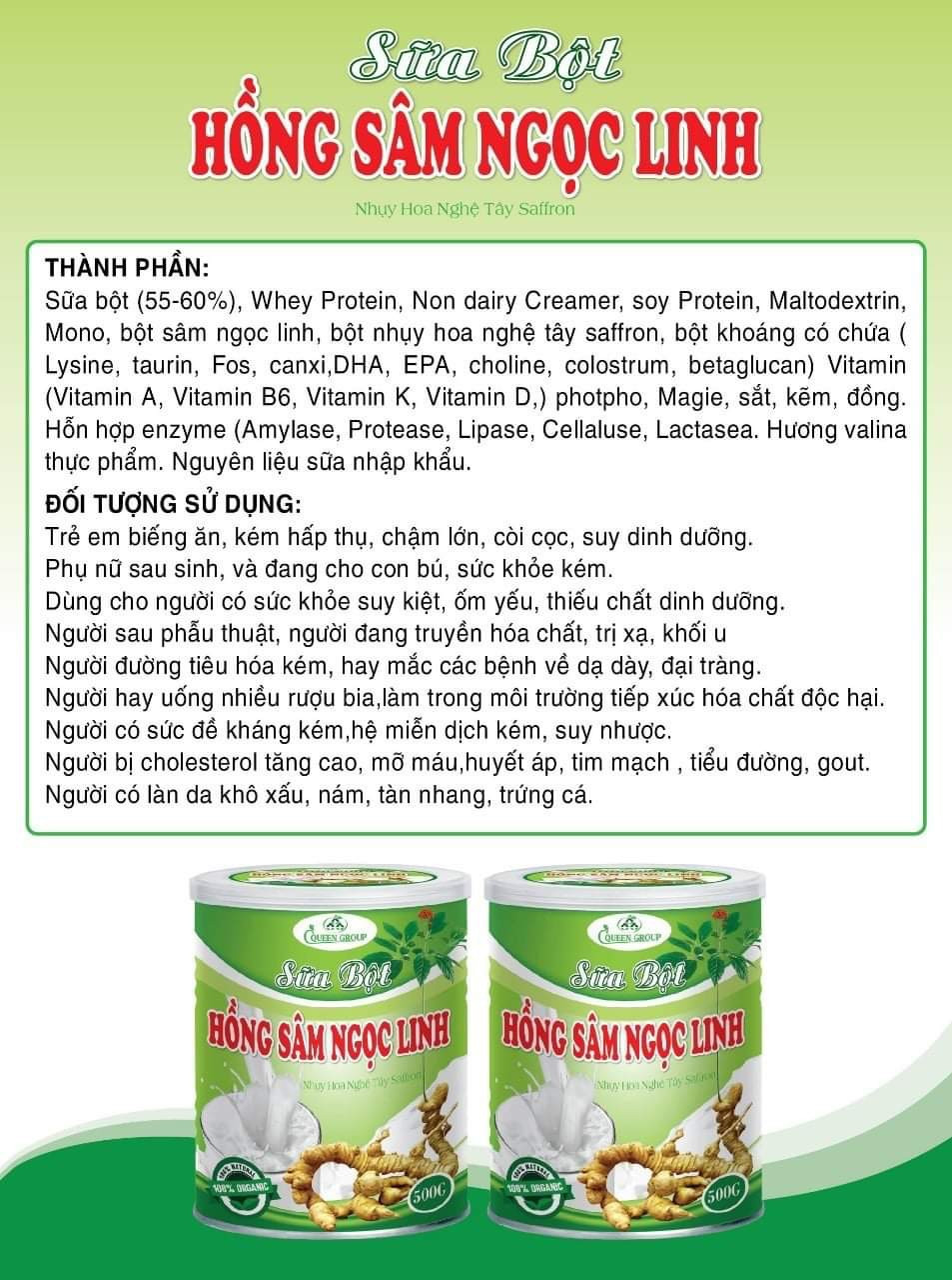 Sua bot Hong sam Ngoc Linh ho bien huong lieu thanh sam quy the nao?-Hinh-2