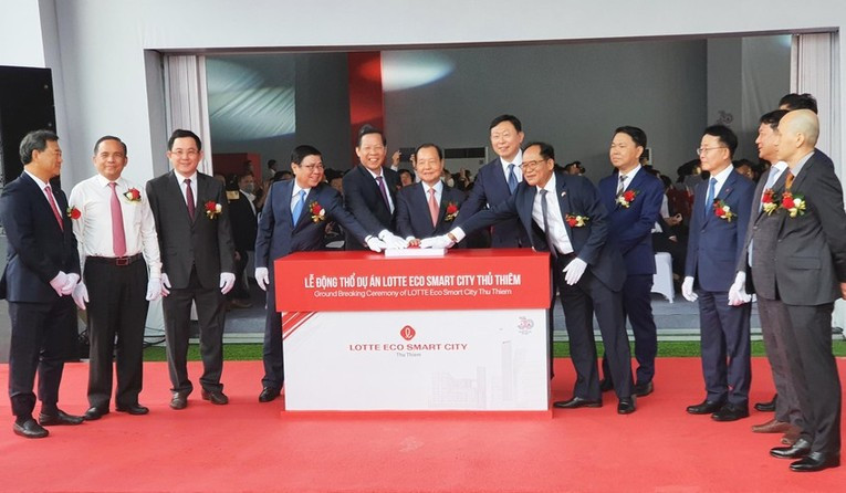 Theo ông Shin Dong Bin, 2022 cũng là kỷ niệm 30 năm thiết lập quan hệ ngoại giao Việt Nam - Hàn Quốc, dự án này sẽ đánh dấu điểm khởi đầu cho các hoạt động mở rộng đầu tư sắp tới của tập đoàn này tại Việt Nam. (Ảnh: Môi trường và Đô thị).