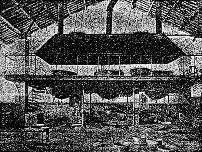 Công xưởng chính, nơi diễn ra các công đoạn quan trọng nhất của việc chế biến thuốc phiện.