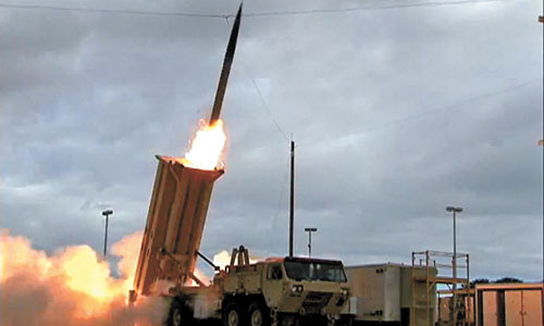 THAAD là một hệ thống phòng thủ khu vực đầu cuối tầm cao nhằm đánh chặn các tên lửa đạn đạo.