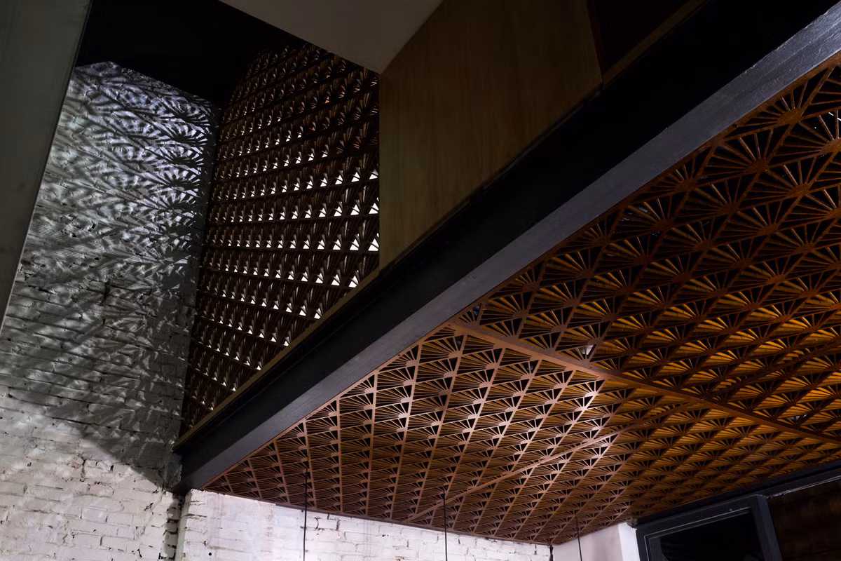 Những tấm vách ngăn ấn tượng.