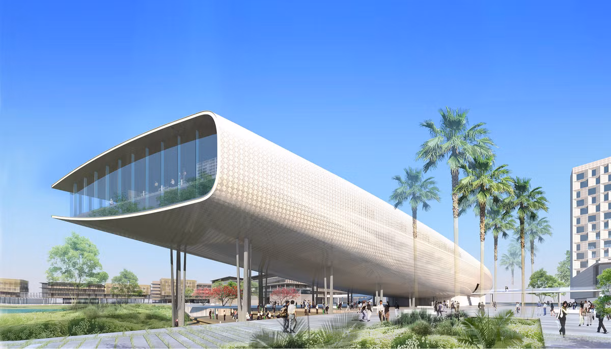 Hai công ty kiến trúc As.Architecture-Studio và VHA Architects đã tiết lộ kế hoạch thiết kế đô thị và kiến trúc cho một cơ sở mới của trường Đại học Khoa học và Công nghệ Hà Nội (USTH) tại Việt Nam.