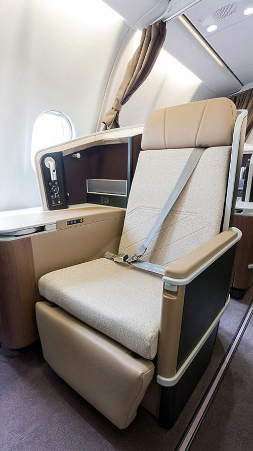 Vị trí trên chuyên cơ dành riêng cho người đứng đầu nước Anh.