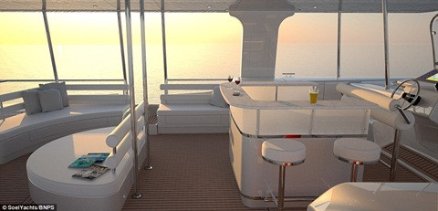 Trên du thuyền có 3 bể bơi.