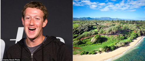 Mặc dù sở hữu khối tài sản trị giá 47,7 tỷ USD nhưng CEO của Facebook Mark Zuckerberg lại có thú vui đơn giản là thưởng thức bánh mì kẹp thịt, uống nước trái cây và lướt web khi đến thăm khu nghỉ dưỡng Hawaii của ông ở Kauai.