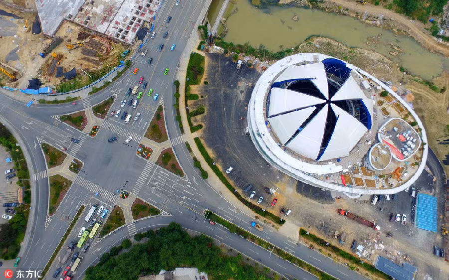 Công trình nằm ngay trung tâm thành phố.