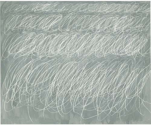Bức “Untitled” (1970) của họa sĩ Cy Twombly, có giá 69,6 triệu USD. Họa sĩ người Mỹ Edwin Parker Twombly Jr. được biết đến với tác phẩm nghệ thuật trông như bức vẽ nguệch ngoạc có giá trị cực lớn. Bức “Untitled” đã giúp họa sĩ thiết lập kỷ lục khi nó được bán với giá 69,6 triệu USD trong buổi bán đấu giá của nhà đấu giá Christie vào năm 2014.