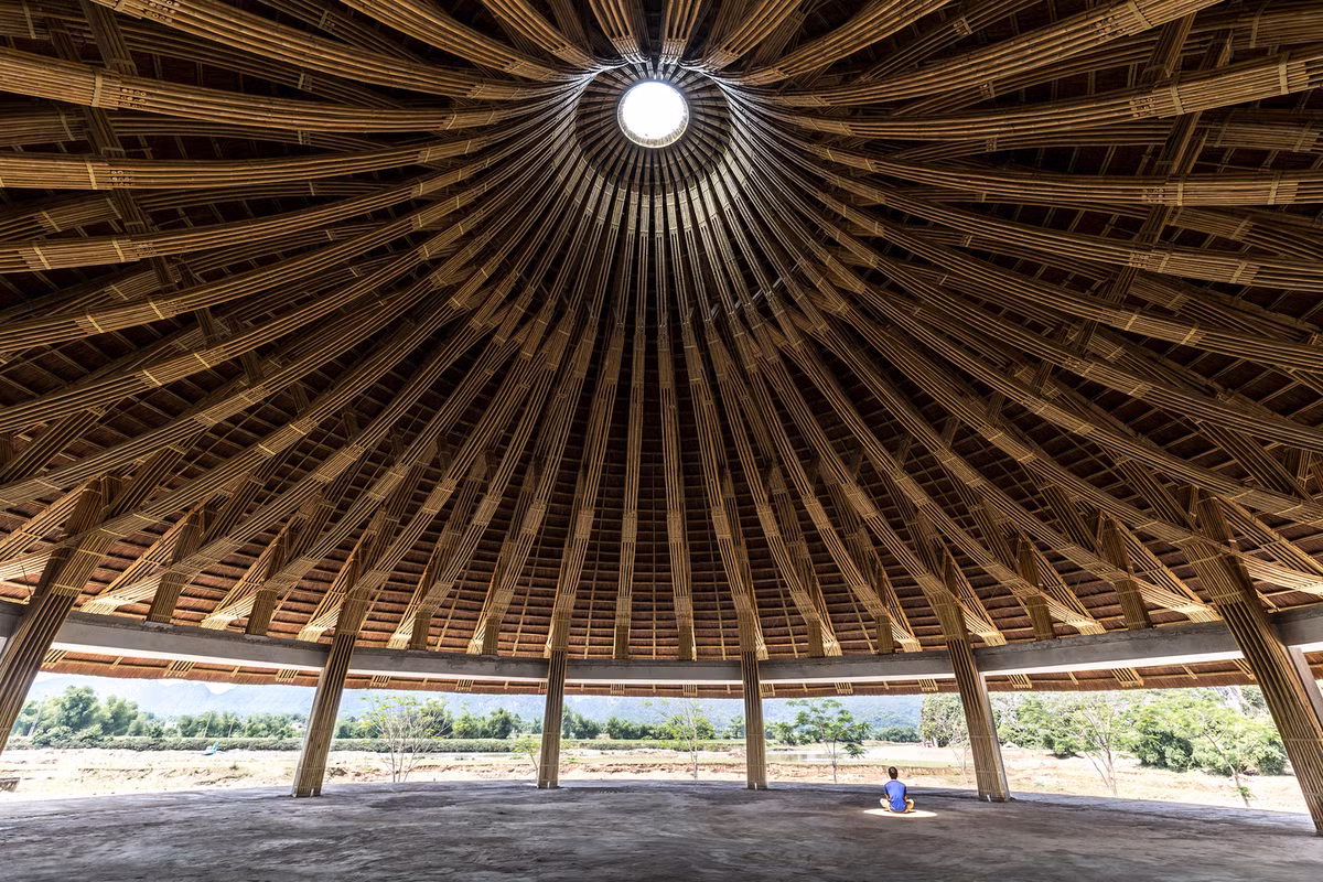 Loại tre được sử dụng là loại tre đặc ruột với những đặc tính cơ học phù hợp như có khả năng chịu lực cao, dễ uốn cong.