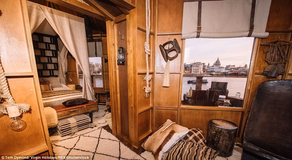 Ngôi nhà trên cây của Virgin Holidays có hai phòng nghỉ dành cho du khách nghỉ ngơi.