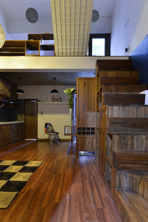 Một điểm quan trọng hơn là mọi người có thể đứng ở đâu đó trong nhà đều quan sát các không gian khác một cách trực tiếp.