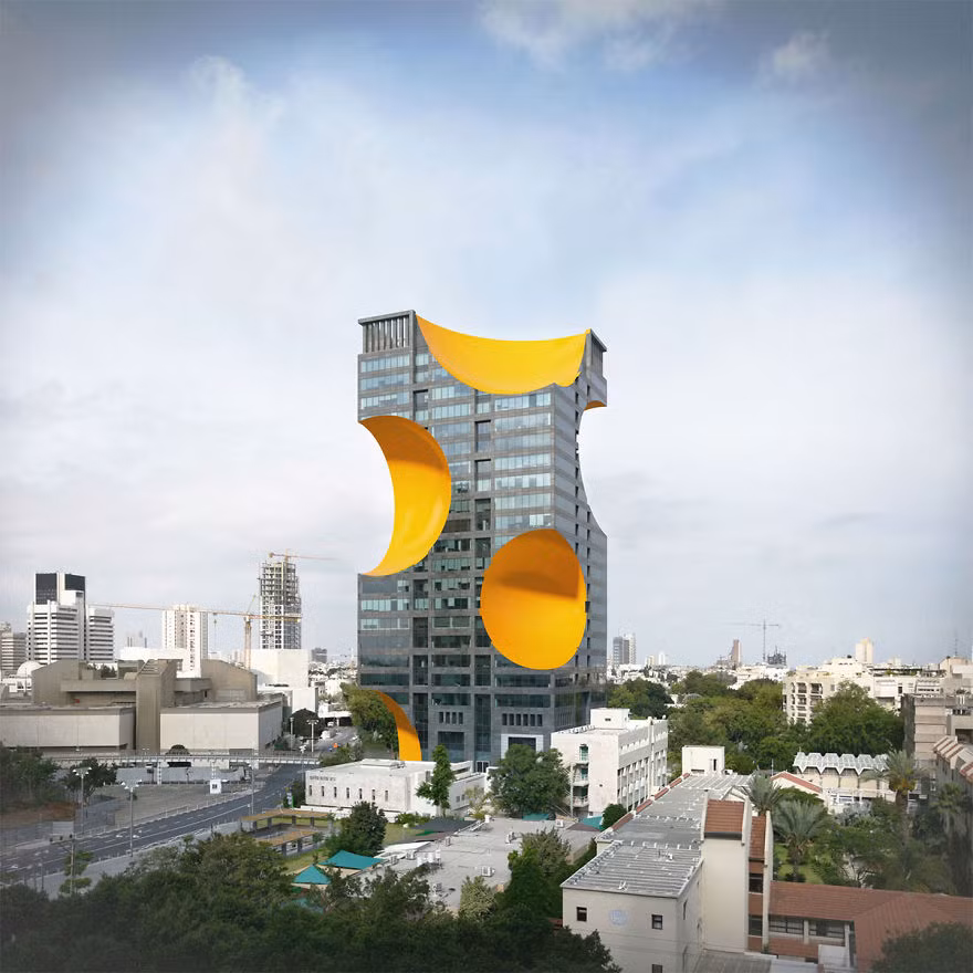 Tòa nhà độc đáo bị khuyết một số điểm.