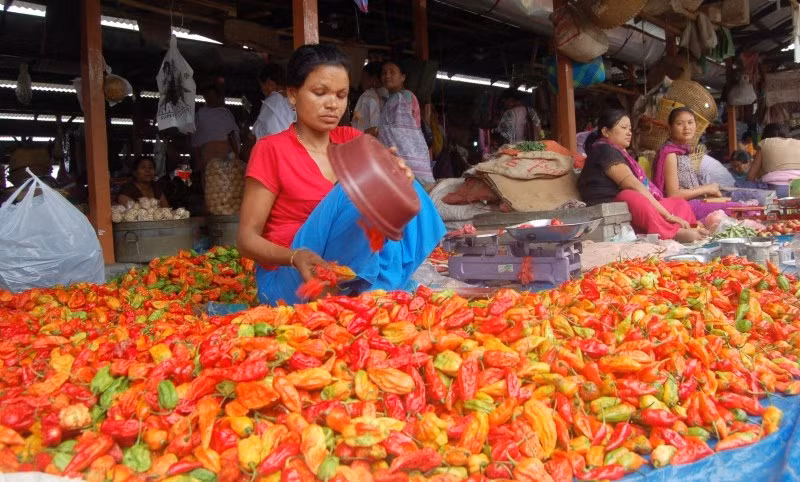 Hiện, khu chợ náo nhiệt này cũng thu hút được một lượng lớn khách thăm quan từ khắp nơi trên thế giới.