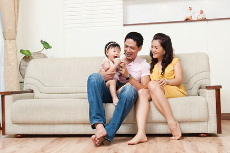 Việc trang hoàng, mua sắm nội thất... của ngôi nhà đều có sự thống nhất của hai vợ chồng diễn viên Bình Minh.