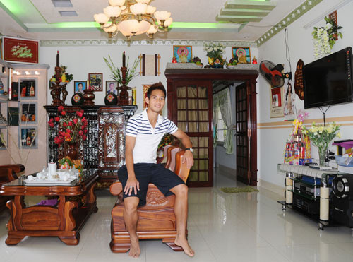 Nội thất ngôi nhà được thiết kế khá sang trọng và có tính thẩm mỹ cao.