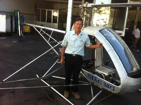 Ông Bùi Hiển là nhân vật được nhiều người biết đến với sáng chế máy bay trực thăng Bùi Hiển 1.