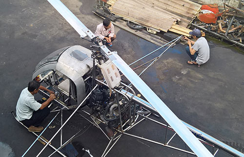 Sau thành công của chiếc máy bay đầu tiên, ông Hiển đã ngay lập tức bắt tay vào chế tạo chiếc máy bay “Giấc mơ” mới, bổ sung những công nghệ hiện đại và cải tiến những điểm còn hạn chế trên chiếc máy bay đầu tiên.