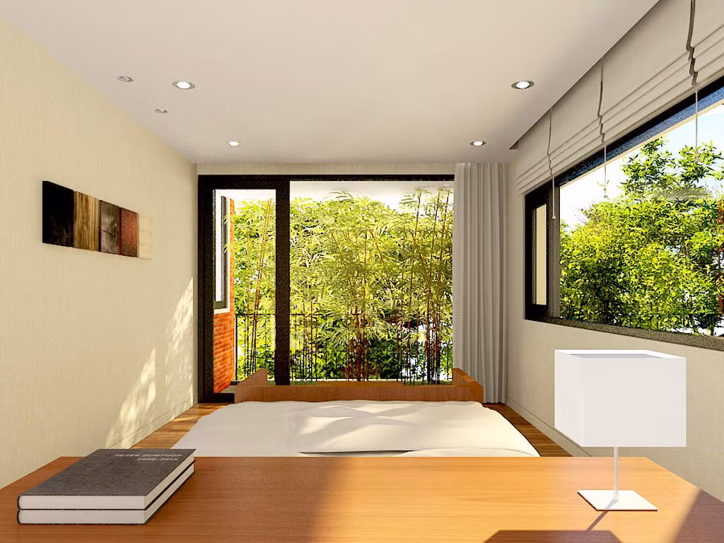 Du khách có thể cảm nhận được sự gần gũi với thiên nhiên ngay trong phòng nghỉ.