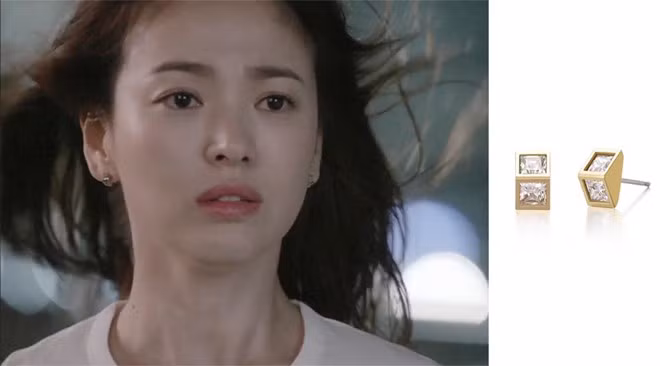 Thêm một đôi bông tai hiệu J.Estina giá 110.000 won (2 triệu đồng).