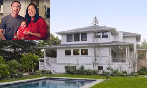 Biệt thự của tỷ phú Facebook Mark Zukerberg với diện tích rộng 465m² gồm 5 phòng ngủ, 4 phòng tắm, bể bơi nước mặn, spa, nhà thư giãn ngoài trời và một góc âm nhạc.