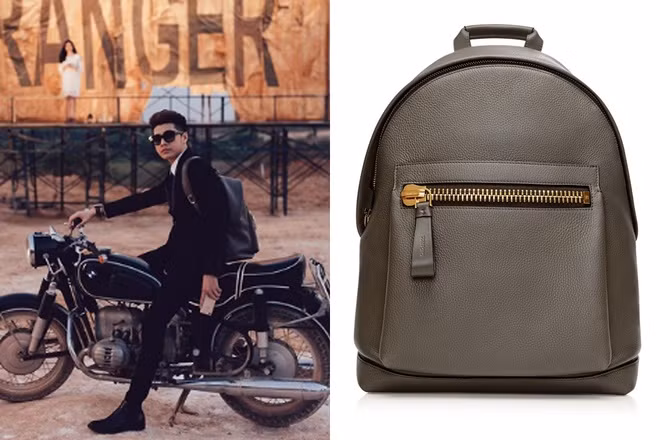 Chiếc ba lô của anh trong MV do nhà mốt Tom Ford sản xuất, giá hơn 70 triệu đồng.