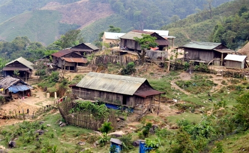 Ngôi làng thôn 3, xã Trà Vinh.