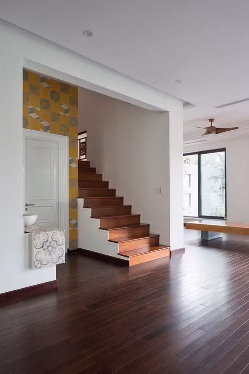 Ngôi nhà thực sự là một điểm nghỉ chân bình yên và thư thái cho chủ nhân sau những giờ làm việc mệt mỏi.