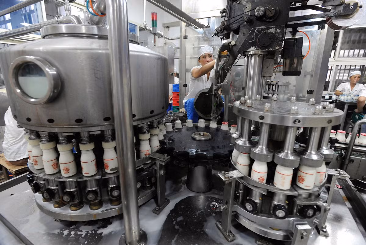 Trong năm 2014, Trung Quốc sản xuất 26,5 triệu tấn sản phẩm từ sữa.