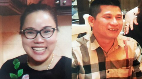 Vợ chồng Lê Thị Thái (ảnh trái) - Nguyễn Ngọc Sang (ảnh phải).