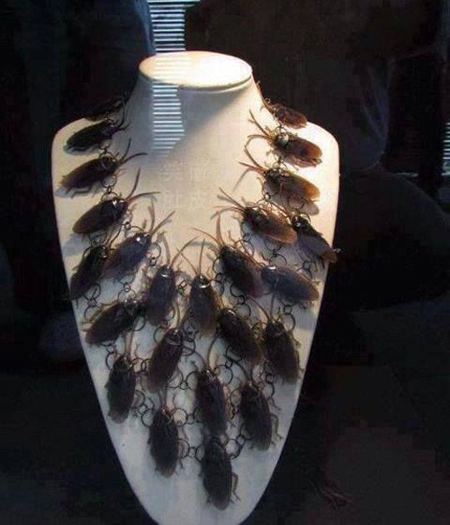 Vòng cổ hình những con gián thích hợp cho những dịp Halloween.