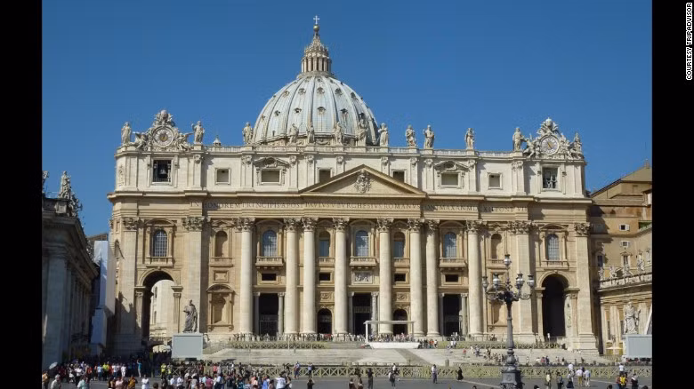 4. Vương Cung Thánh đường Thánh Peter tại Vatican, Italy.