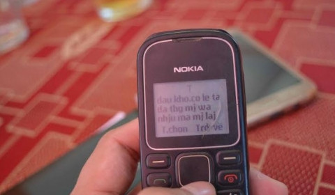 Tin nhắn "hăm dọa" của Tân gửi cho Ngân - Ảnh: báo Công lý.