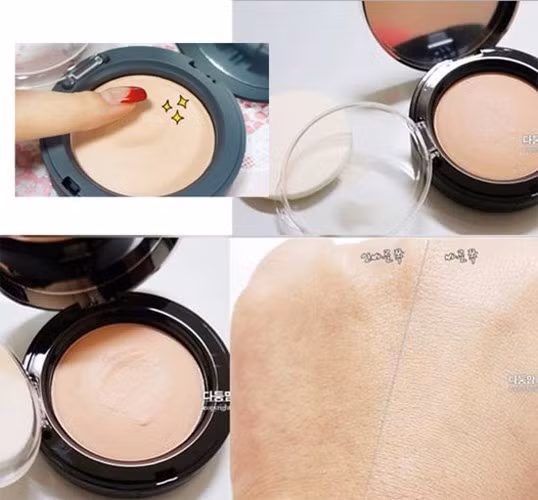 Chỉ với một hộp phấn tươi V22, chị em có thể có được công dụng làm đẹp của kem lót, kem nền, phấn phủ … và cả kem che khuyết điểm với khả năng bao phủ tối đa và vô cùng hoàn hảo.