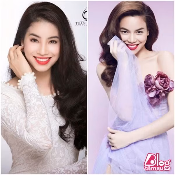 Phạm Hương cho biết cô rất hâm mộ Hồ Ngọc Hà nên khá thích thú khi được mọi người nhận xét là mình giống thần tượng.