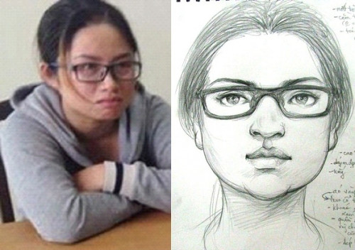 Mới đây, nhờ bản phác thảo chân dung 'mẹ mìn' mà cơ quan điều tra TP. Hồ Chí Minh đã giải cứu thành công bé sơ sinh bị bắt cóc tại bệnh viện và bắt được nghi can Vũ Thị Bích Trâm.