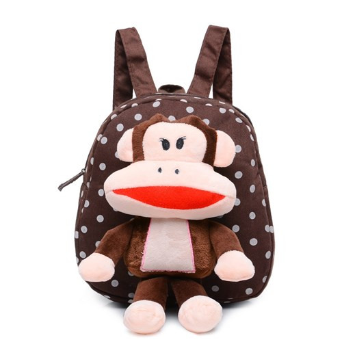 Chiếc balo hình khỉ xinh xắn.