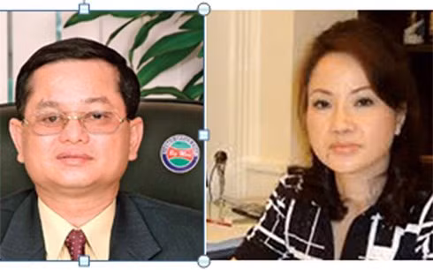 Được ghi danh “Tiểu thư giàu nhất sàn chứng khoán” một thời, Lê Thị Dịu Minh, con gái của hai đại gia thủy sản Lê Văn Quang và bà Chu Thị Bình. Có bố là Chủ tịch Hội đồng quản trị kiêm Tổng giám đốc Tập đoàn Thủy sản Minh Phú, mẹ nắm giữ chức vụ Phó Tổng giám đốc công ty nhưng Lê Thị Dịu Minh chưa từng xuất hiện trước báo giới. Cô sống kín tiếng tới mức ngay cả khi được đề bạt lên chức vụ Phó Tổng giám đốc, cô vẫn không lộ hình ảnh nào trước báo giới. Ảnh: "Vua tôm" Lê Văn Quang và vợ Chu Thị Bình.