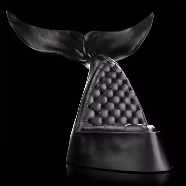 Ghế đuôi cá sấu cũng là món nội thất vừa sang trọng vừa độc đáo.