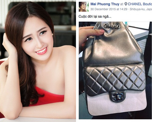 Hoa hậu Mai Phương Thuý cũng là một trong những người đẹp có sở thích xài hàng hiệu với những lần mua sắm “không tiếc tay”, chứng tỏ đẳng cấp. Trên trang cá nhân của mình, cô cũng thường xuyên khoe những món đồ hàng hiệu đắt đỏ khi đi mua sắm.