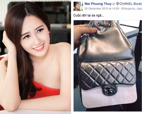 Hoa hậu Mai Phương Thuý cũng là một trong những người đẹp có sở thích xài hàng hiệu với những lần mua sắm “không tiếc tay”, chứng tỏ đẳng cấp. Trên trang cá nhân của mình, cô cũng thường xuyên khoe những món đồ hàng hiệu đắt đỏ khi đi mua sắm.