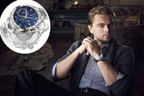 Nam tài tử Leonardo DiCaprio lại là một tín đồ của TAG Heuer. Anh có một chiếc Link Calibre 16 Chronograph phiên bản giới hạn giá khoảng 5.000 USD (hơn 111 triệu đồng). Nhà sản xuất chỉ tung ra khoảng 2.000 mẫu trên toàn thế giới.