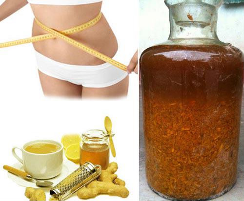Massage rượu gừng giúp tan mỡ thừa.