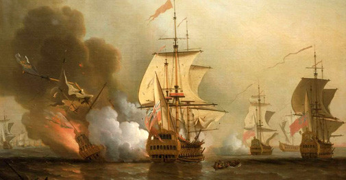 Con thuyền San José trước khi bị đắm. Ảnh: lefigaro.fr.