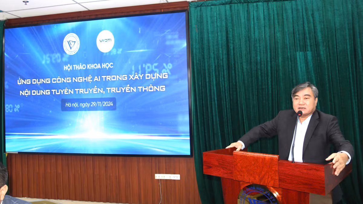 Nếu nhà báo chỉ đơn thuần tường thuật sẽ bị AI thay thế Neu nha bao chi don thuan tuong thuat se bi AI thay the